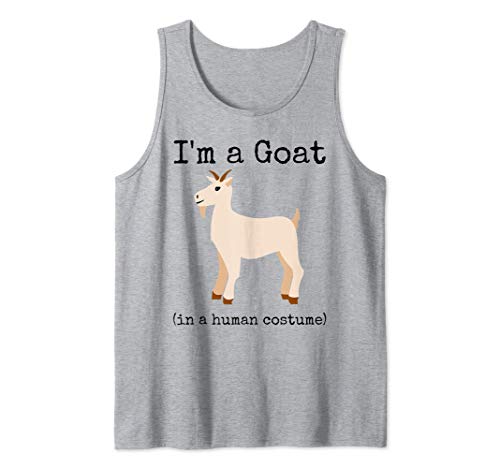 I'm a Goat in a Human Costume Shirt Funny Novelty Goat Canotta