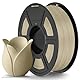 TECBEARS Matte PLA Filament 1KG Beige, Schönes mattes Finish, Maßgenauigkeit +/- 0.02mm, für die meisten FDM 3D Drucker, Matte PLA Rolle 1kg Spule (330m)