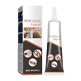 Cloth Repair Sew Glue,Instant Sew Glue Bonding Liquid Fabric Repair Glue,Washable Quick Dry Multi Se