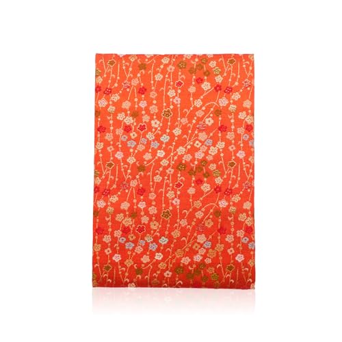 金襴御朱印帳 蛇腹式 奉書紙/ご朱印帳(京都製・西陣織)金襴織り 高級 和柄 表紙 ご朱印集め 神社仏閣 お守り帳 花音(かのん)