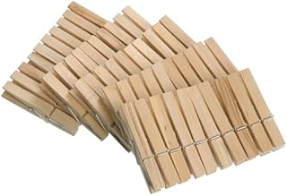 WENKO Klamerki, Spinacze do Prania 7 cm, 50 Sztuk, Naturalny