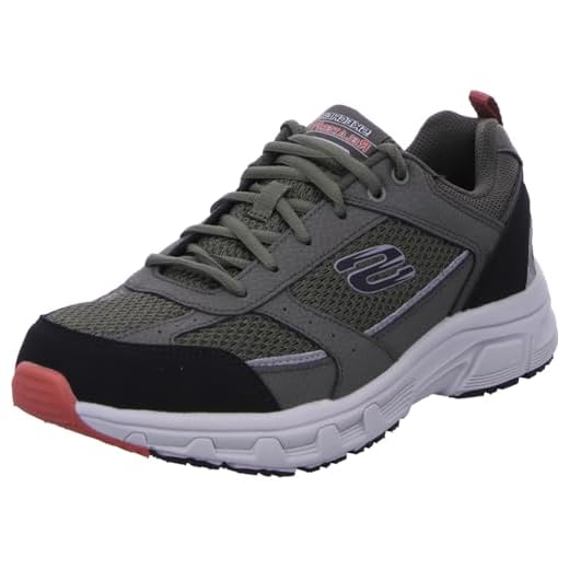 Skechers Oak Canyon VERKETTA, Zapatos para Senderismo Hombre, Olive, 47 EU