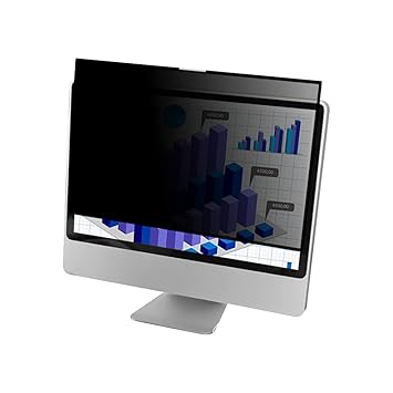 Layfuz Removable Privacy S n Filter Washable Reusable Anti-Glare High-Transmittance S n Protector Compatible with iMac 27''