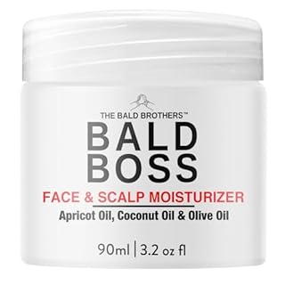 The Bald Brothers Bald Head Care for Men | Everyday Face & Scalp Care | Matte, No Grease, Vegan | Daily Mens Moisturiser Fragrance Free