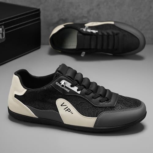 Men's Vintage Plaid Casual Sports Shoes - Cotton Canvas Upper, Memory Foam Insole, Non-Slip Rubber Outsole, Round Toe Design - Breathable for All-Day Wear & Retro Street Style2