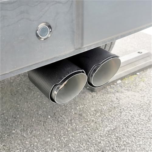 Embout d'échappement universel pour voiture en inox pour masquer un pot d'échappement rouillé