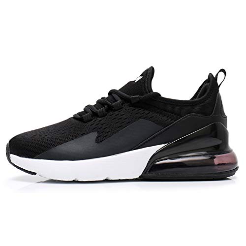 TORISKY Sneaker Herren Damen Air Laufschuhe Turnschuhe Sportschuhe Schuhe Fitness Gym Luftkissen?8999-BK/WH44?