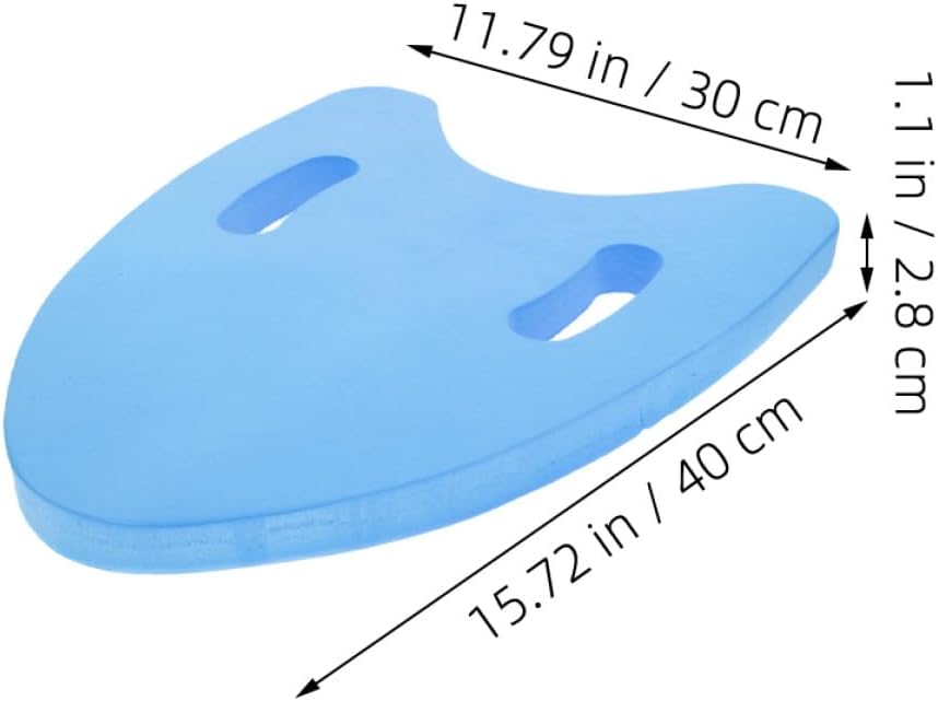 2pcs Swim Kickboards for Beginners, A-Shaped Triangular Floating Swim Boards, Sturdy Eva Material, Blue Float Training Aids for Pool Swimming Exercises