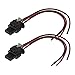 2 x 3 pin sensore di parcheggio spina di ricambio treccia spina cablaggio adattatore 4F0973703 4H0973703 compatibile con VW Passat Jetta Golf Beetle Audi A3 A4 A6 Skoda Seat 13,5 cm