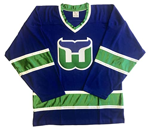 Tally Whalers Jerseys - We Customize with Your Name and Number (Blue, Medium)