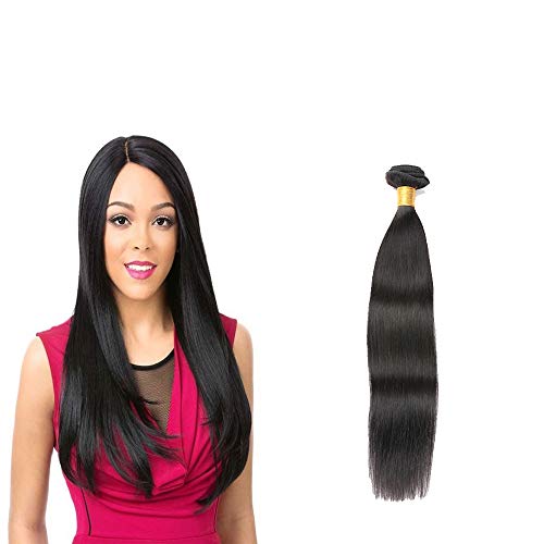 ESSVIGANT Grade 9a Brazilian Straight Human Hair 16 18 20 inch Can Be Dye Unprocessed Hair Waving for Wedding/Party/Daily Beauty Makeup