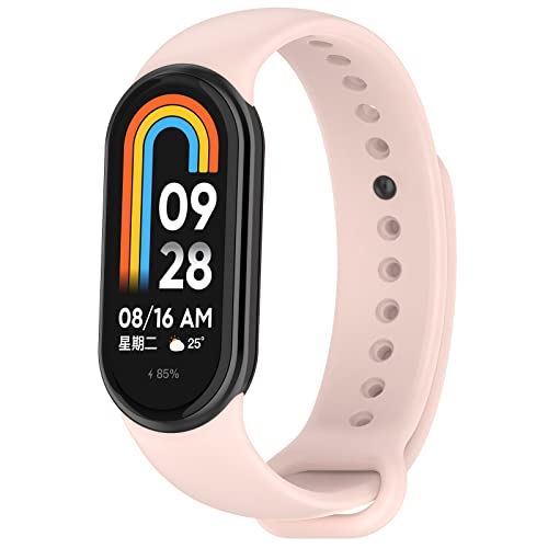 Correa Compatible con Xiaomi Smart Band 9 de Silicona miniatura 1