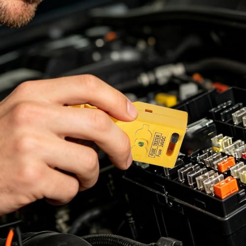 Probador de fusibles con luz indicadora para coche, SUV y relés de taller 3