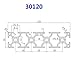WOHATOO 3030/3060/3090/30120/30150 T Slot Industrial Aluminium Profile, Aluminium Alloy Extrusion Rail 1pc(30120X500MM)