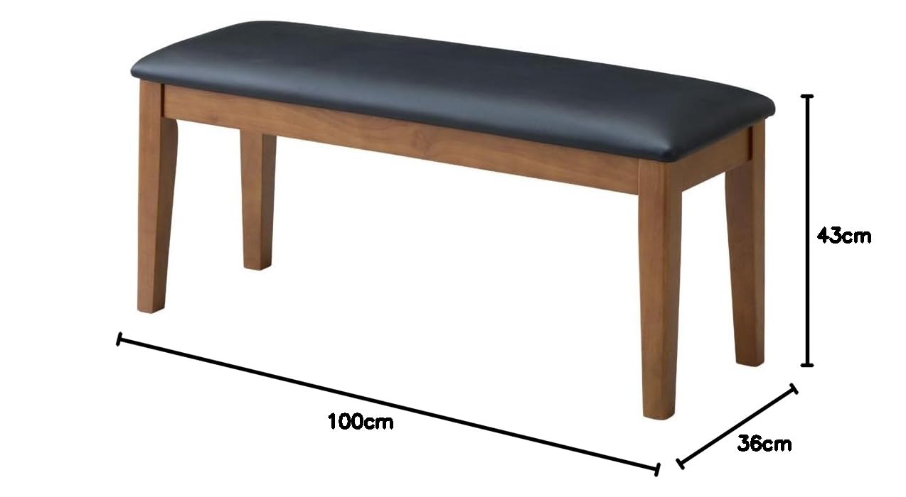 Amazon.co.jp: リコメン堂 ダイニングベンチ 幅100cm シリコンカバー 