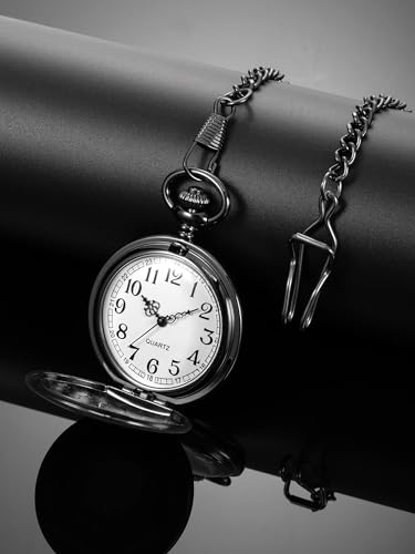 Hicarer Pocket Watch Teacher Arabic Numerals Pocket Watch for Men Women Teacher Appreciation Supplies - Image 5