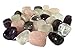 Produktbild 170g Harmonie Set Mischung Rosenquarz Amethyst Bergkristall Wassersteine ca. 3cm bis 2cm Durchmesser Handschmeichler Halbedelsteine Heilsteine Dekosteine Edelsteine Dekokugeln von CRYSTAL KING