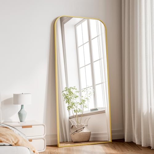 Image of Koonmi Full Length Mirror, 65 inchx24 inch Mirror Full Length with Stand