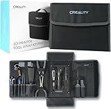 Creality 3D Drucker Tool Kit Pro 74-teilig – Professionelles 3D Drucker Werkzeug Set mit Düsenreinigungsset, Entgratungswerkzeug, Schraubendreher Bits & Modellbau Zubehör für 3D Drucker