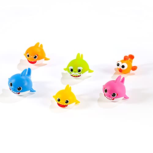 ODS 48821 BABY SHARK Set di 6 squaletti morbidi