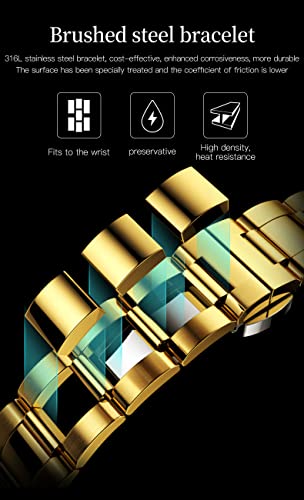 Oupinke Original Mechanical Watches For Men Gold Luxury Real Diamond Sapphire Crystal Roman Numerals Business Dress Style Wrist Watch #TOP4