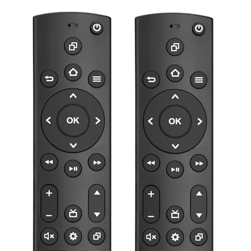 (Pack of 2) Universal Remote Control for Insignia/Toshiba/Samsung/TCL/Vizio/Pioneer/Roku Smart TVs Remote Replacement, Compatible with Voice Smart TV