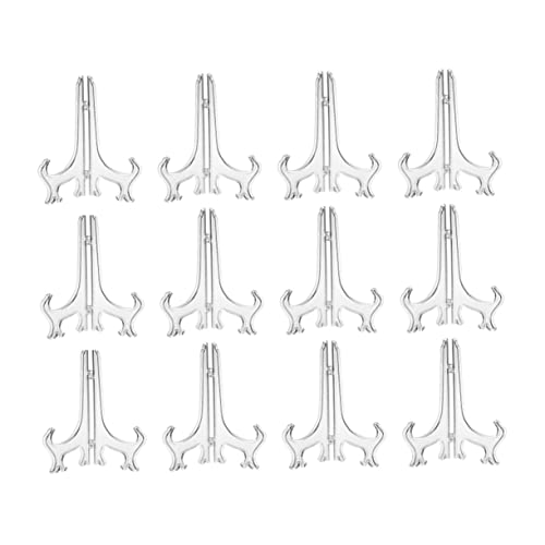 ERINGOGO 10Pcs Folding Photo Frame Racks Lightweight Display Holders for Elegant Showcase of Photos and Art Any Room