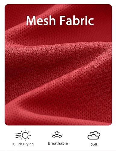 Image of Somaibo Boys Athletic Shorts Youth Quick Dry Soccer Basketball Running Gym Performance Mesh Sports Shorts for Kids