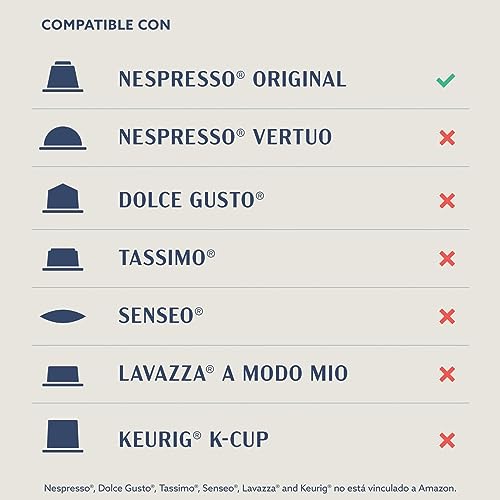 Miniatura 5 de By Amazon Café Brasileño Compatible con Nespresso, 100% Arábica, Tueste Medio, 100 Cápsulas de Aluminio (10 paquetes de 10), Con Certificación Rainforest Alliance