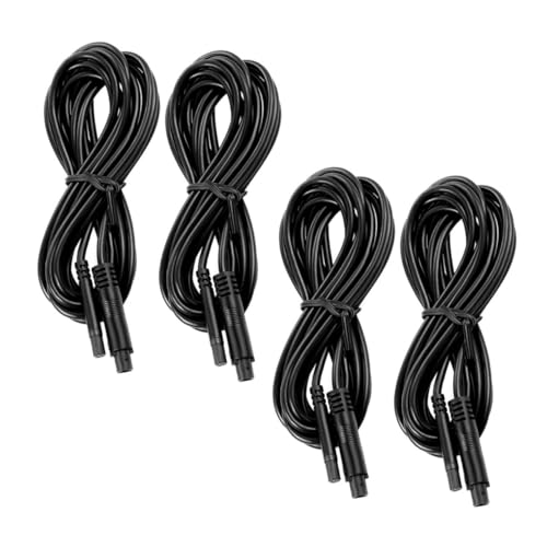 DOITOOL Backup Camera Extension Cord 4pcs Dash Cam Extension Cable for Car Solid Automotive Accessory Cable