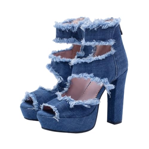 Sandales à talons hauts femmes chic bout ouvert mariage fête