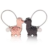 ♥ Verpackung: 1 Paar bunte Schlüsselanhänger ist in einer Geschenkbox verpackt. Es ist schön als Geschenk und kann auch leicht aufbewahrt werden. Dies ist ein ideales Geschenk für Freundinnen, Schwestern, beste Freunde und Partner. Ein tolles Geschenk für Weihnachten oder jeden Feiertagsdekorationssammler.