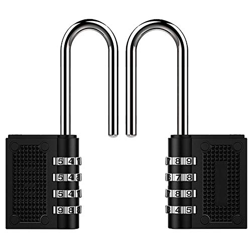 One-Day Sale: Up to 60% Off 4 Digit Long Combination Padlocks Outdoor - Digits Resettable Extra Long Shackle Combination Padlocks Heavy Duty for Gym School Employee Lockers, Shed, Fence, Garden Gate, Toolbox, (Black, 2 Pack) Up To 40% OFF 4 Digit Long Combination Padlocks Outdoor - Digits Resettable Extra Long Shackle Combination Padlocks Heavy Duty for Gym School Employee Lockers, Shed, Fence, Garden Gate, Toolbox, (Black, 2 Pack)