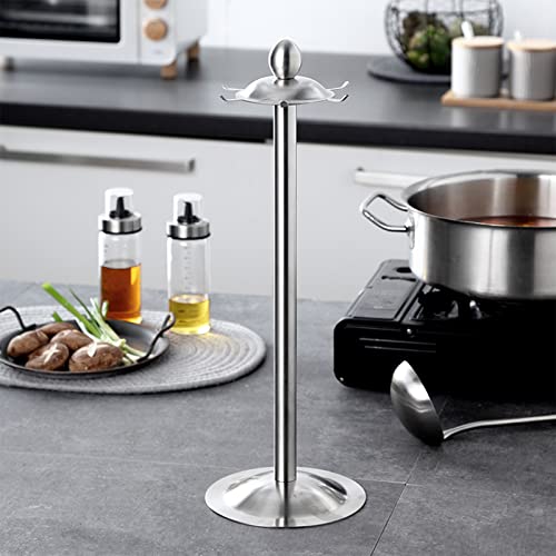 image for TBWHL Stainless Steel Kitchen Utensil Holder Organizer, Countertop 360