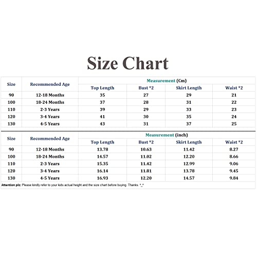 Toddler Kids Baby Girl Summer Outfit Short Puff Sleeve T-Shirt Tops + Denim Lace Hem Elastic Waist Skirt Short Dress Set (White, 3-4 Years) #TOP6