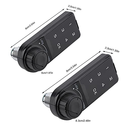 Fechadura digital de segurança eletrônica, fechaduras de armário inteligentes, trava de impressão di