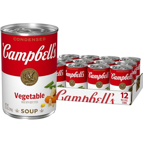 Image of Campbell's Condensed Vegetable Soup With Beef Stock, 10.5 oz Can (12 Pack)