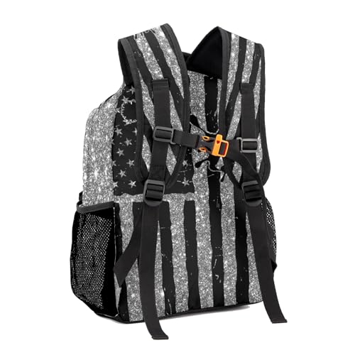 Personalized Back to School Gifts Bags Custom Name Backpack for Boys Girls Kids' Backpack Daily Cheer Cheerleadings Grey Sparking Print Casual Pack3