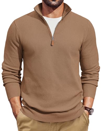 Robe pull à col montant zippé manches longues vêtement chaud hiver