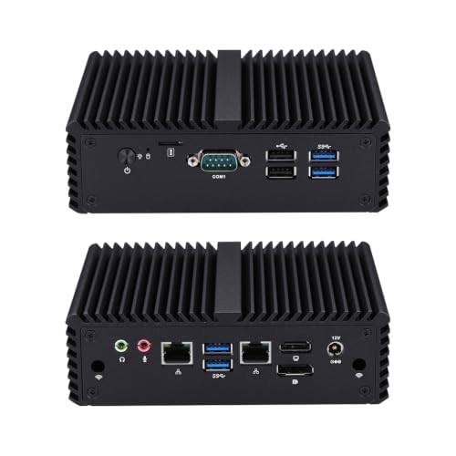 Image of Qotom Fanless Mini PC Celeron 4305U, 2 LAN, HD+DP, RS232, Barebone