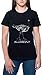BIOCLOD Allegedly Ostrich Femmes T-Shirt Noir Col Rond Women Black Round Neck 3XL
