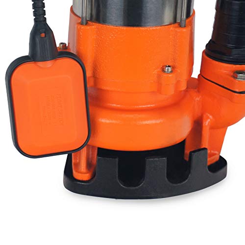 Bomba D'Água Submersa Água Suja Fossa Esgoto Industrial 1Hp Bsd1000 Intech Machine (220V)