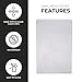 Risch Double-Sided All Clear Vinyl Menu Cover, Two-Sided 2 View Plastic Menu Holder, Slip in Top-Loading Cover, Wipeable, Reusable, 11” x 17”, Pack of 24