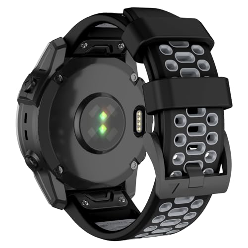 Correa de silicona deportiva para Garmin Fenix 7/6/5 22mm miniatura 1