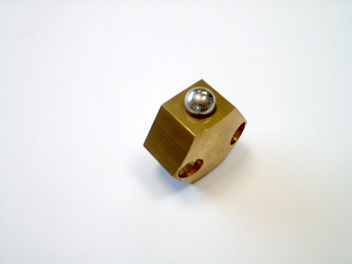 Loqueteau à bille H40 laiton avec gâche OP LB2101 pour fermeture placard et armoire