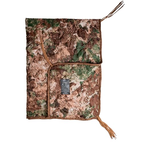 Mil-Tec Ripstop Poncho Liner - Lightweight Portable Durable Polyester Versatile Poncho Liner - Can be Used as Comforter, Blanket, Ground Mat, Sleeping Bag - Carry Bag Included - Phantomleaf WASP I Z2