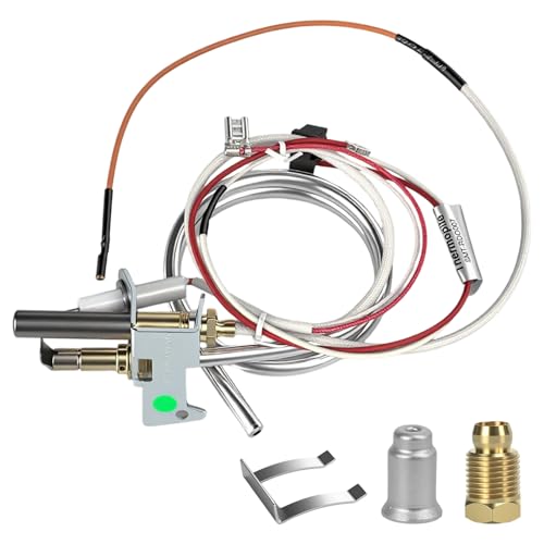 Water Heater Thermopile，100112330 9007876 9007877 Water Heater Pilot Assembly NAT Gas Thermopile Water Heater Replacement Parts for A.O.Smith Water Heater Parts Whirlpool 300 301 Series
