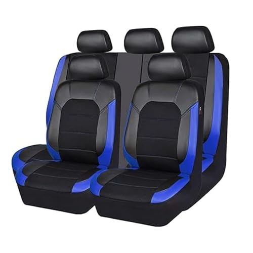 MeKnMoney Housse Siege Voiture pour Renault Clio 4 2016-2025, Avant et Arrière Sieges Housse de Protection Accessoire,A/Black Blue