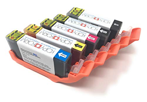 KOPYFORM Lebensmitteltinte Patronen-Set Canon-kompatibel (PGI-525 + CLI-526, z.B. MG5350) - TK130 Cover