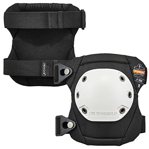 Ergodyne ProFlex 300 Rounded Cap Knee Pads White Cap